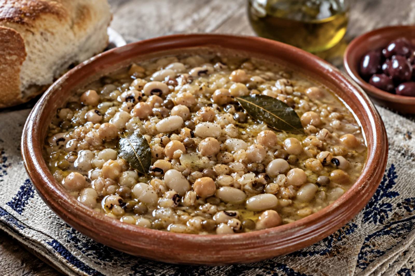 Ospriada – Greek Mixed Legume & Grain Soup