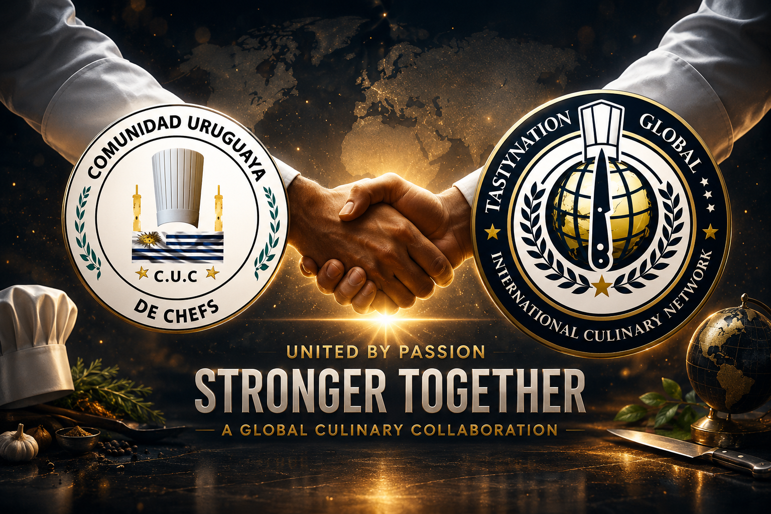 Tastynation Global and Comunidad Uruguaya de Chefs — Stronger Together collaboration