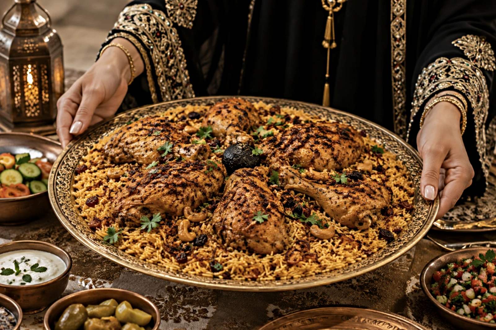 Emirati Chicken Machboos