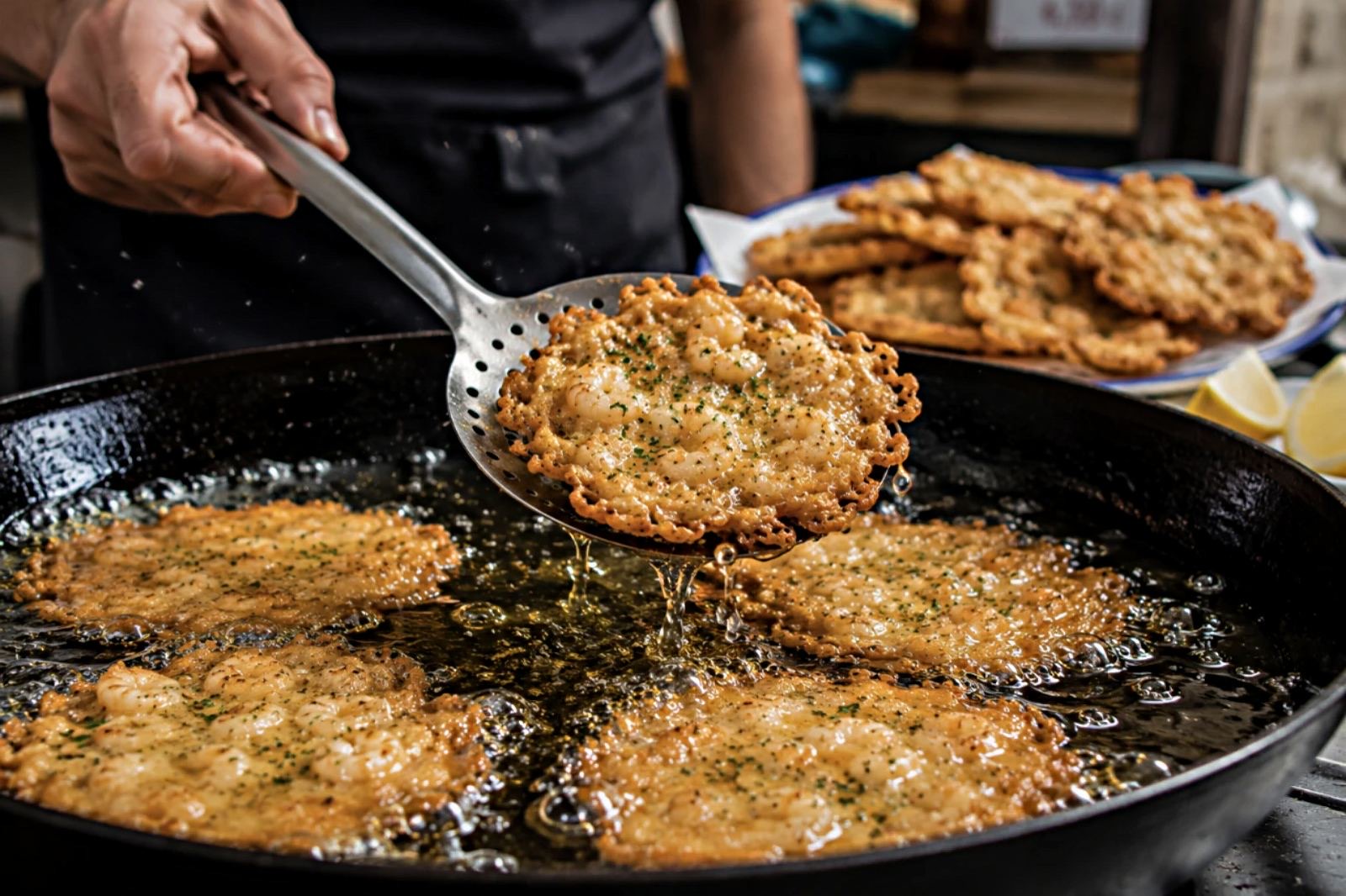 Tortillitas de Camarones