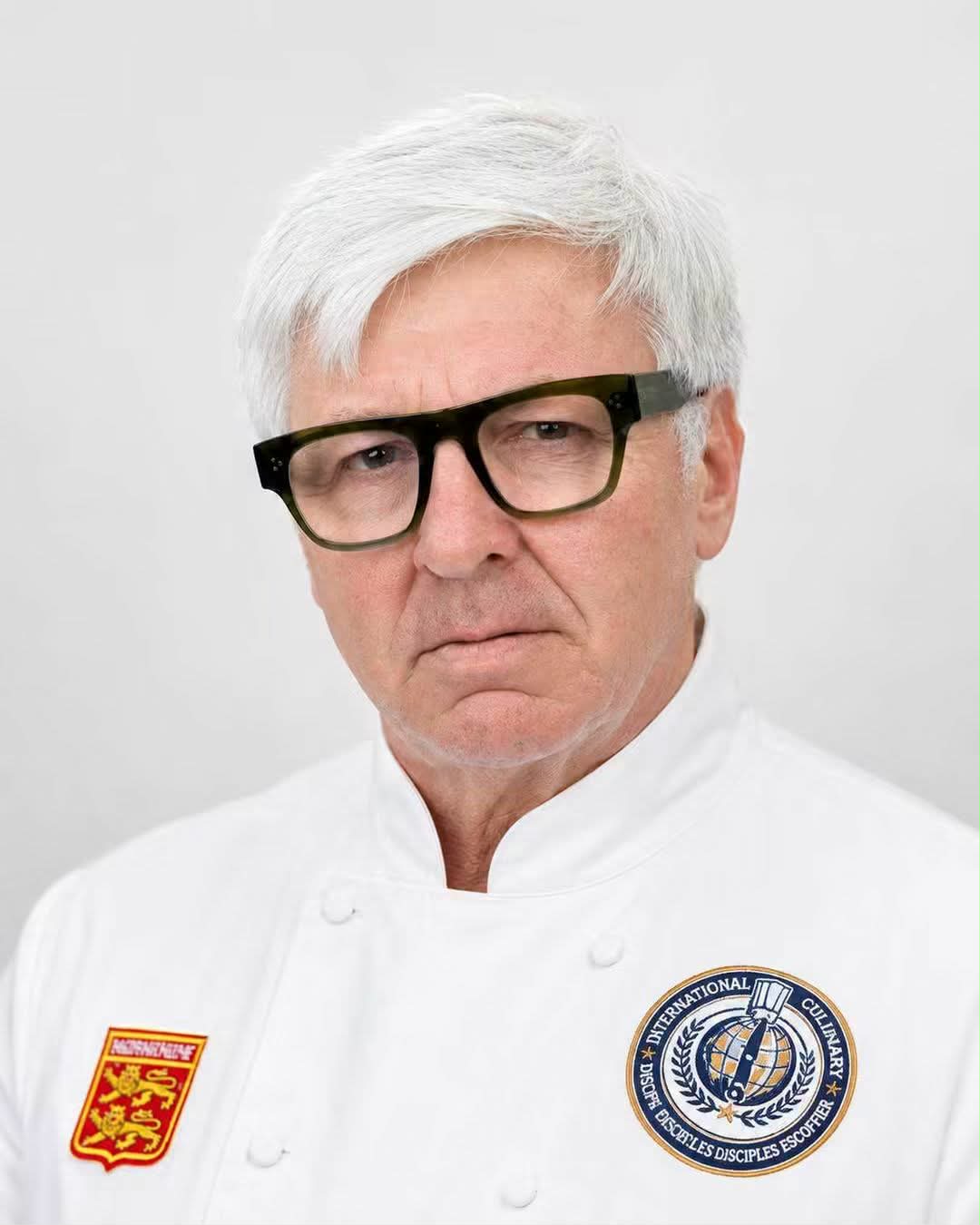 Chef Éric Devert, National President of Tastynation Global – France, in chef whites